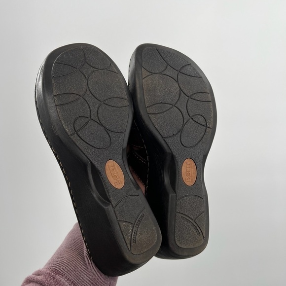Born Platform Leather Sandals Ladies Size 8 - Picture 5 of 7